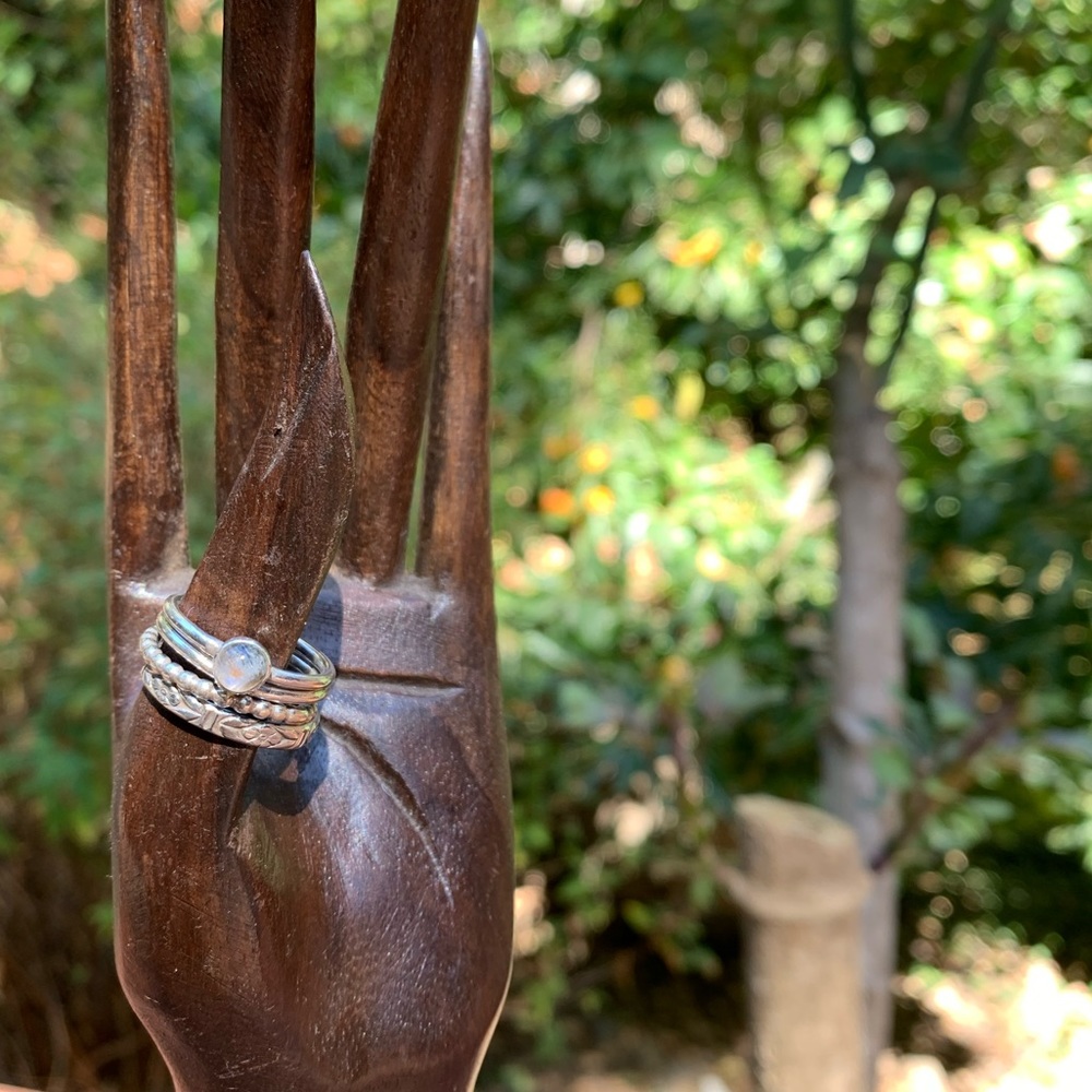 Moonstone stackers 🌿